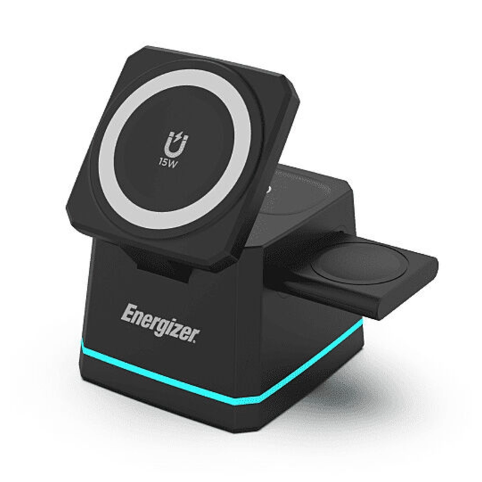 ENERGIZER White 3 In 1 Wireless Charging Dock