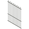 ProtectorAl 350 - 1200 x 1800mm Woodland Grey Raked 16-30º Loop And Spear Top Pool Fence Panel