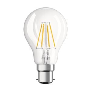 OSRAM 4W 470 Lumens Warm White BC LED Filament Classic Globe
