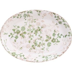 LVD Ceramic Plate Home/Kitchen Decor 23.5x23.5cm - Evergreen