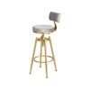 Levede 1x Kitchen & Barstools Swivel Velvet Padded Seat Chair