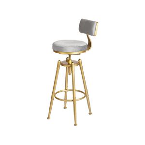 Levede 1x Kitchen & Barstools Swivel Velvet Padded Seat Chair