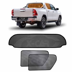Window Sun Shades for Toyota Hilux SR5 Double Cab 2015-2025 Rear Windscreen Shade