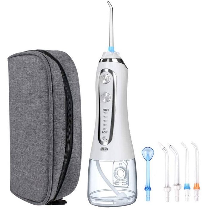 TODO Rechargeable Electric Dental Flosser Water Jet Pick 110PSI 5 Mode