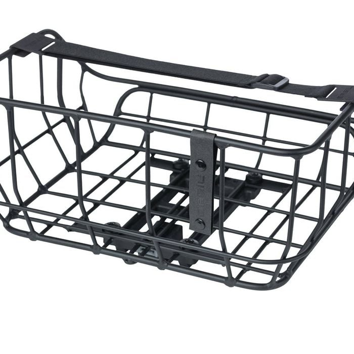 Basil Portland Rear Bicycle Basket Mik 25 Litres Black