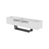Raimon Furniture Arianna Modern Lowline Entertainment Unit TV Stand 200cm Ceramic - Marmo / White