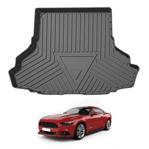 AUSGO Boot Liner for Ford Mustang 2015-Onwards Cargo Trunk Mat Boot Mat