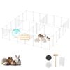 Advwin 36 Panels Small Animal Cage Rabbit Hutch Hamsters Pet Playpen