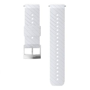 Suunto 24mm Athletic 3 Silicone Strap - White Steel M