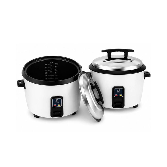 Pro.equip Traditional Rice Cooker White 5.6L (2 Pack)