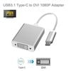 Usb 3.1 Type-c To Dvi Video Converter Cable Usb-c For Macbook Laptop
