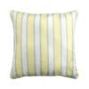 Marquee 45cm Yellow Blue Annie Pinstripe Outdoor Cushion