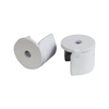 Pillar 16mm White Curtain Rod Stirrup Bracket - 2 Pack