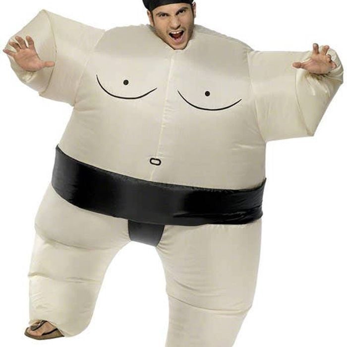Sumo Wrestler Inflatable Mens Costume - Standard