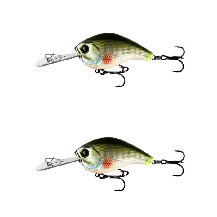 2x 13 Fishing 60mm Jabber Jaw Deep Crankbait Fishing Lures - Dream Gill