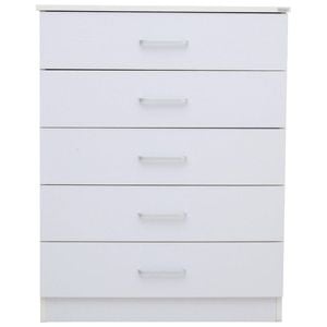 Redfern 5 Drawer Chest - White