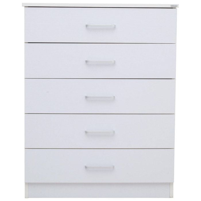 Redfern 5 Drawer Chest - White