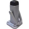 Miles Nelson Door Stop Square Latch Back Satin Chrome