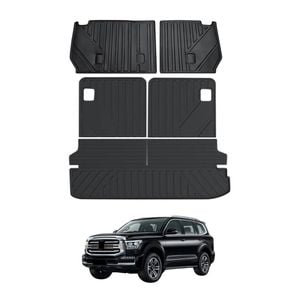 AUSGO Boot Liner Back Seat Protector Set for GWM Tank 500 2024-Onwards Cargo Mat Kick Mats