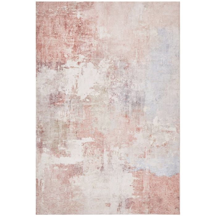 The Rug Connection Renew Roxy Blush 220x150cm - Medium Pet Friendly Washable Indoor Floor Rug