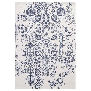 Designer Handmade Wool Rug-Erase 6276-Ivory/Grey-160x230cm