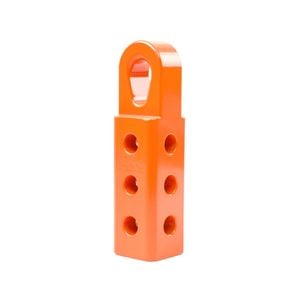 4wd Recovery Soft Shackle Hitch (sk+ Pro) With Teardrop Shaped Eyelet - Orange