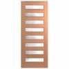 Hume 2040 x 820 x 40mm Entrance Door SPM Savoy Cathedral Glass XS28