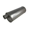 Redback 2" Triple Flow Muffler Offset/offset - 6" Round, 22" Long, Aluminised Steel