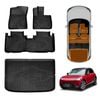 3D Floor Mats Boot Liner Set for Smart #1 2023-Onwards All Weather Heavy Duty Cargo Car Trunk Luggage Tray