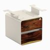 Desky Minimal Under Desk Cabinet Wheat Frame