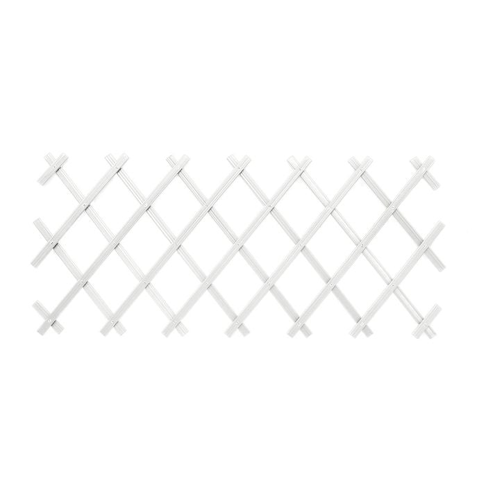 Jack 1m x 2m X-pand White Plastic Trellis