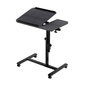 Artiss Laptop Desk Table Fan Cooling Black 60CM