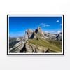 Rocky Mountain with a Road  Print 100% Australian Made 90x60cm  (Poster)