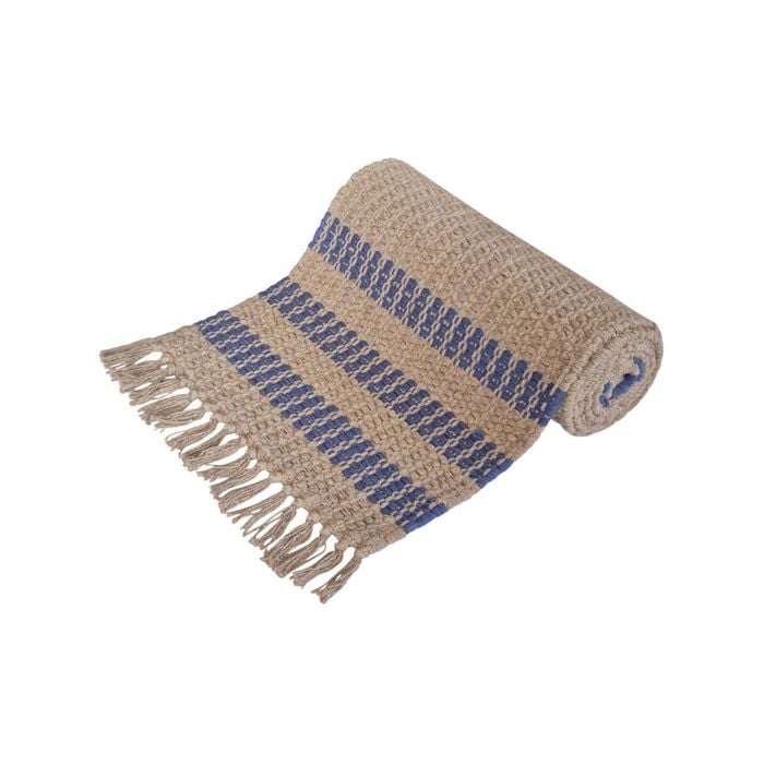 J.elliot Home Conner 37x180cm Jute Table Runner - Navy