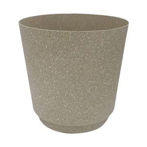 Eden 22cm Beige Round Stonelite Self Watering Plastic Pot