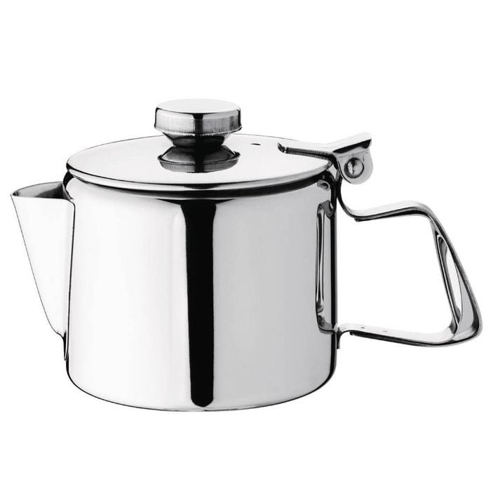 Olympia Concorde Tea Pot Stainless Steel 290ml Tea Service Tableware