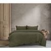 Ardor Boudoir Vintage Washed Size Single Bed Quilt Cover Set Khaki