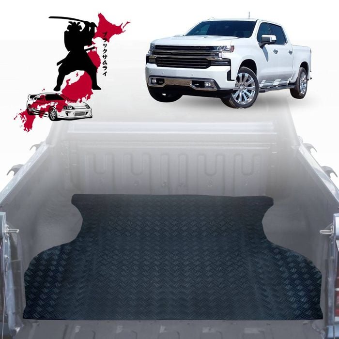 Black Samurai UTE Tub Mat Tray Liner for Chevrolet Silverado 2019 - Current (GMT T1XX)