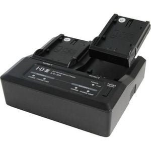 Idx Dual Battery Charger For Select Canon, Panasonic And Sony Batteries