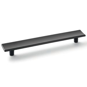 Hafele 200 x 23mm Matt Black Cabinet Handle