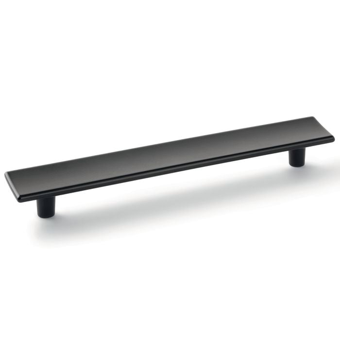 Hafele 200 x 23mm Matt Black Cabinet Handle