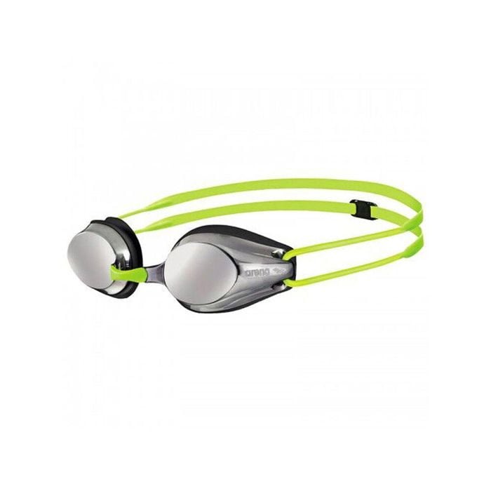 Arena Tracks Junior Mirror Goggles Swimming Eye Protection Silver/Black