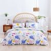 3D Purple Pink Flowers 133 Bed Pillowcases Quilt King Single Size
