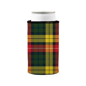 Stubbyz Tartan Print Stubby Cooler Slim