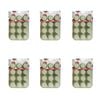 6x 12pc Topchef Silicone Heat Resistant Large Muffin Tray 29x22cm Assorted