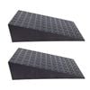NNETM 2PCS Squat Wedge Heel & Calf Stretcher Board (Black)