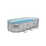 Bestway 5.49m x 2.74m x 1.22m Power Steel Swim Vista Oval Above Ground Pool Set