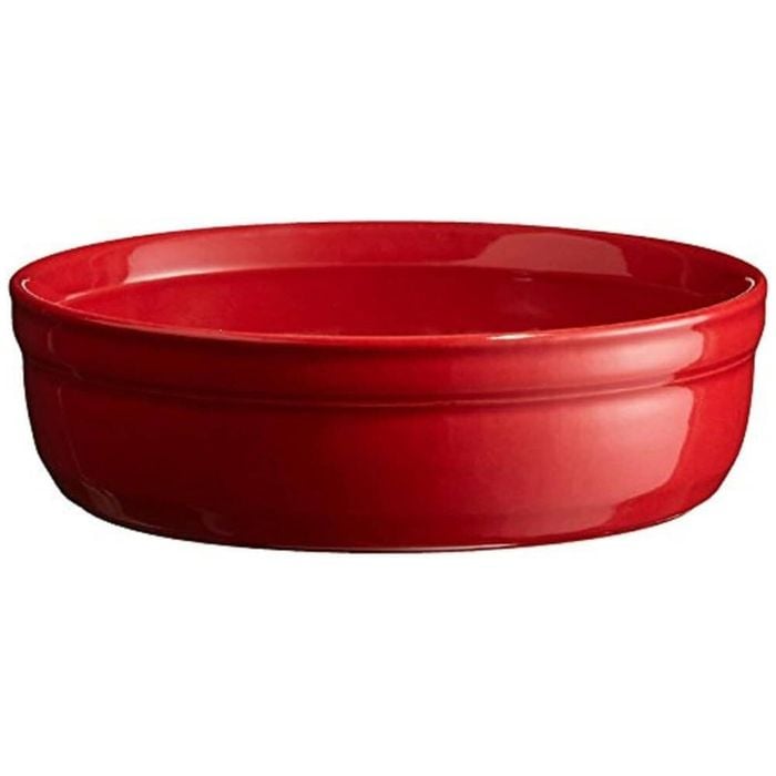 Emile Henry 12cm Ceramic Creme Brulee Baking Bowl Burgundy