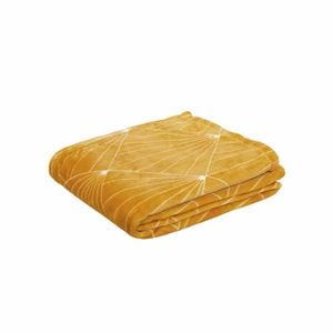 J.Elliot Celeste Flannel Throw Rug Mustard