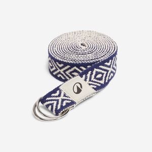 Decathlon - Yoga Strap 3 M  - Blue/greige Print - One Size